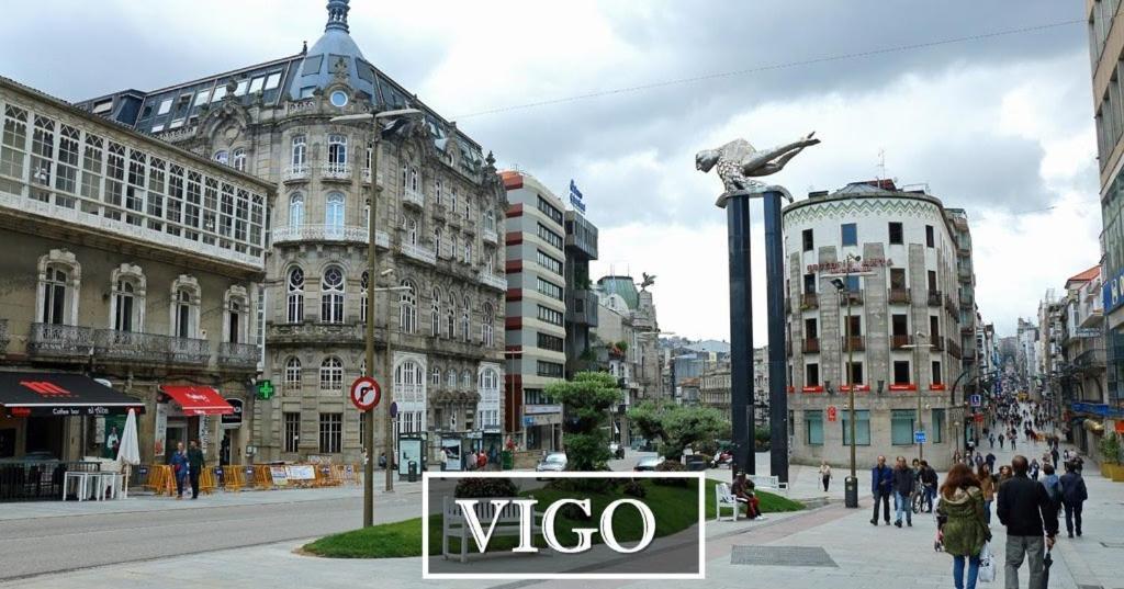 Apartamento Vacacional En Playa Del Vao - Corujo Vigo Exterior foto